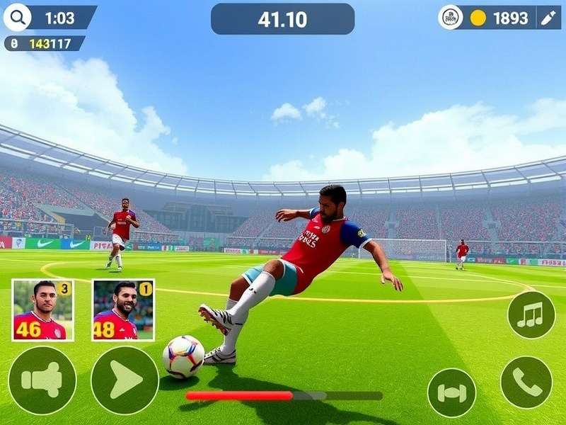 FIFA Mobile Dribble Elite gameplay screenshot